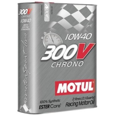 MOTUL motorolja rally racing bilsport 300V CHRONO 10W40 2L engine oil